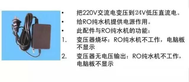 凈水器設備電源適配器的作用