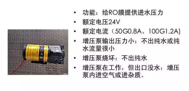 凈水器設備水泵的作用